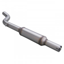 Tubo Central Inoxcar con cortafuegos  Renault Clio RS 2006-2009 (Inox)