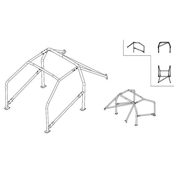 Arco de Seguridad Sparco Nissan 240 Sx 1989-1994 Fe45Array