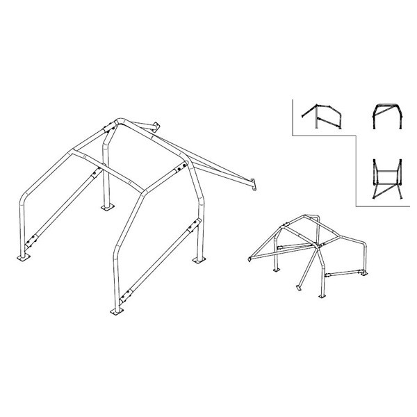 Arco de segurança Sparco Nissan 200SX S14Array