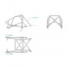Arco de Seguridad Sparco Peugeot 206 para Soldar