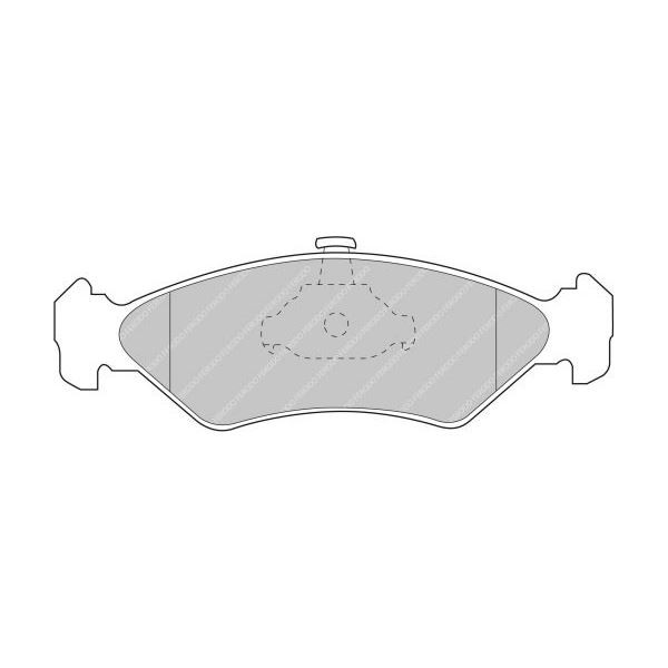 Pastillas de Freno Ferodo DS2500 Delanteras Ford Fiesta 1.2 16VArray