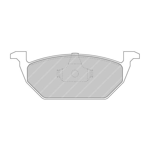 Pastillas de Freno Ferodo DS2500 Delanteras Volkswagen Golf 4 Salvo GTIArray