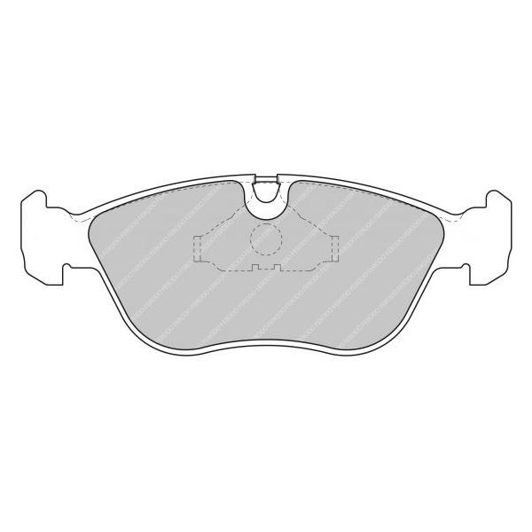 Pastilhas de travão Ferodo DS3000 Dianteiras Volvo S70Array