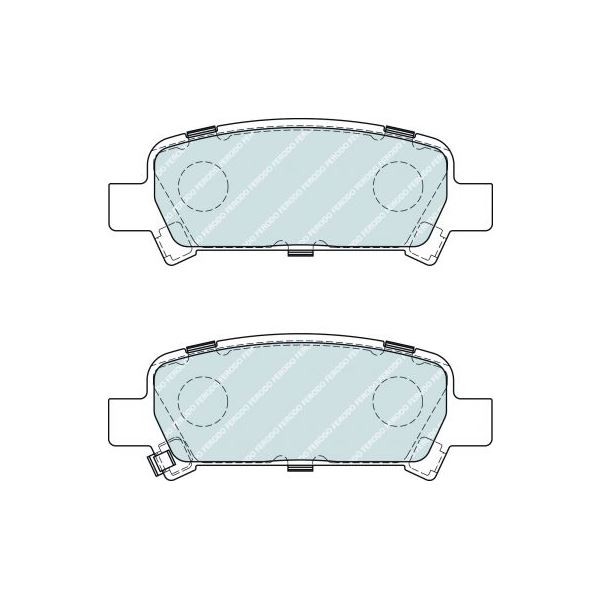 Pastillas de Freno Ferodo DS2500 Traseras Subaru 99Array