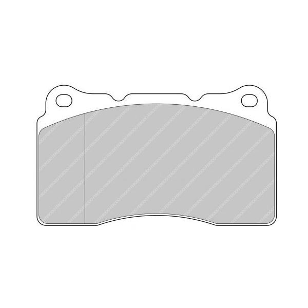 Pastillas de freno Ferodo DS2500 delantero para Alfa Romeo 147 3.2 GTA 09.03 - Renault Megane 3 2.0 RS / Megane 4 1.8 RS -  étriArray