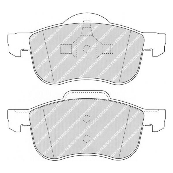 Pastilhas de travão Ferodo DS2500 Dianteiras Volvo S60 / S80 / V70Array