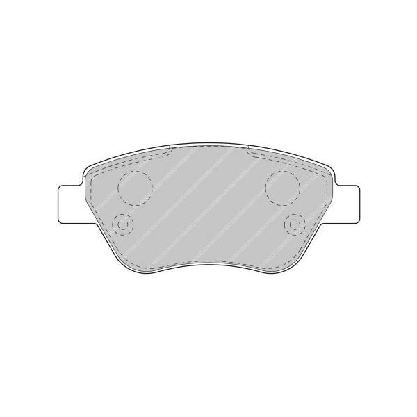 Pastillas de freno Ferodo DS2500 delantero Fiat 500 1.3 16v MJTArray