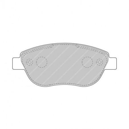 Pastillas de Freno Ferodo DS2500 Delanteras Fiat Stilo / 206 RC