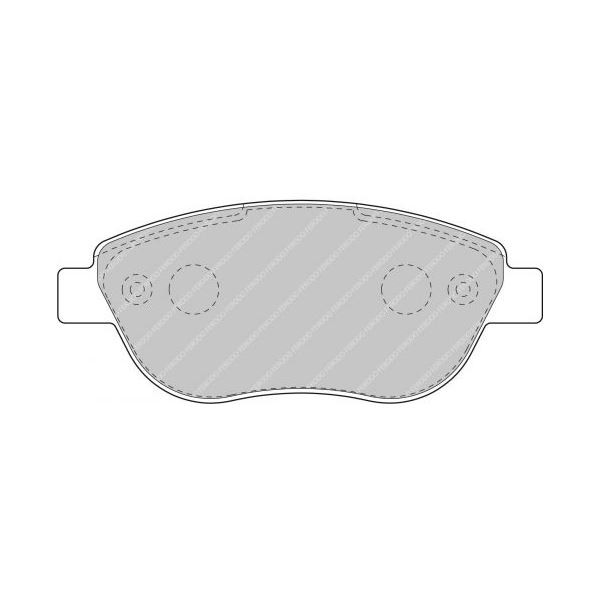 Pastilhas de travão Ferodo DS3000 Dianteiras Fiat Stilo / Peugeot 206 RCArray