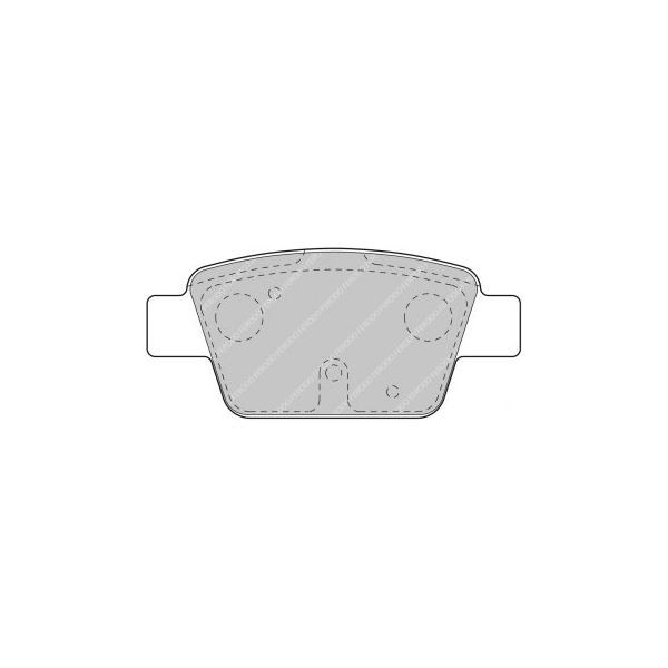 Pastilhas de travão Ferodo DS2500 Traseira Fiat Stilo AbarthArray