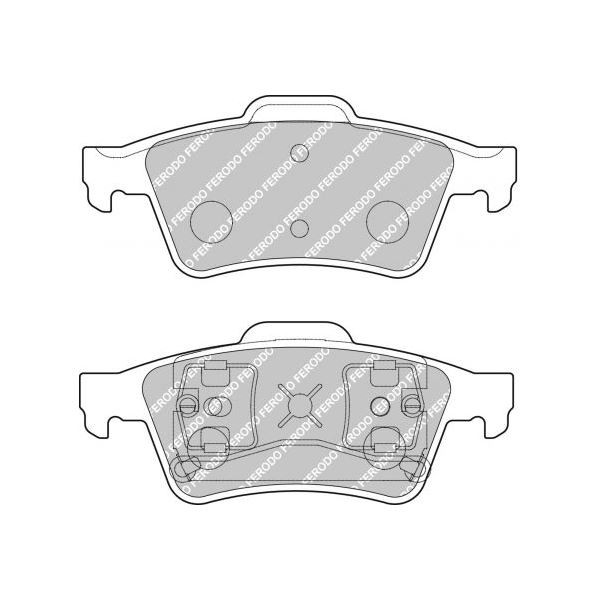 Pastillas de Freno Ferodo DS2500 Trasera Ford Focus STArray