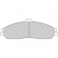 Pastillas de Freno Ferodo DS2500 Delantero Chevrolet Corvette C5-C6