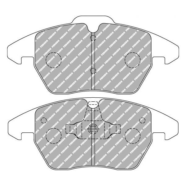 Pastilhas de travão Ferodo DS2500 Frente Volkswagen Golf 5Array