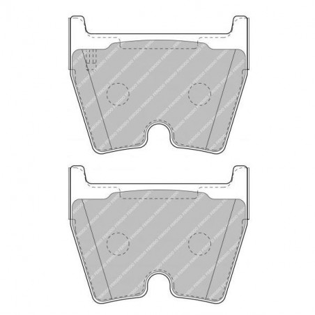 Pastillas de Freno Ferodo DS2500 Delantero Audi RS6 / Lamborghini Gallardo