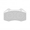 Pastillas de freno Ferodo DS3000 delantero Abarth 500 / 595 / 695 1.4 (312.AXF11) 08.08 -  pinza Brembo