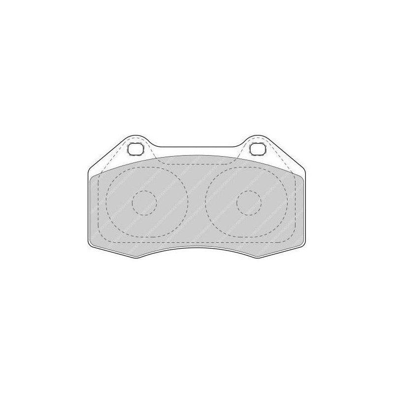 Pastillas de Freno Ferodo DS Uno Delantero Megane RS Pinza BremboArray