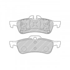 Pastillas de Freno Ferodo DS2500 Trasera Mini MK1 06/2001-12/2006