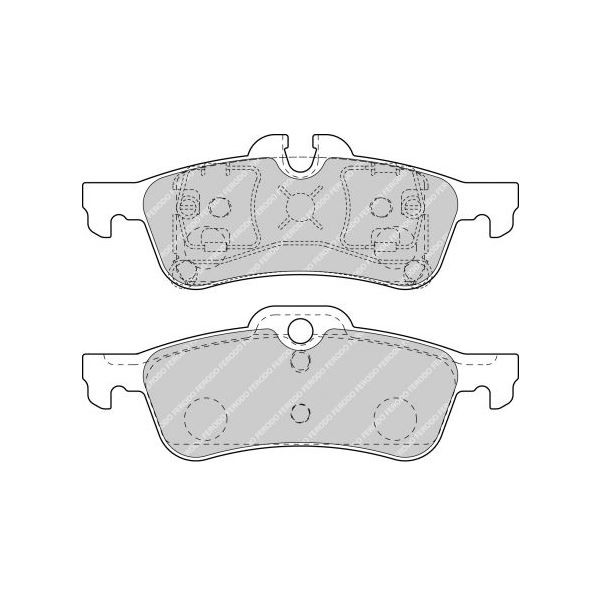 Pastillas de Freno Ferodo DS2500 Trasera Mini MK1 06/2001-12/2006Array