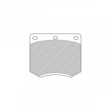 Pastillas de Freno Ferodo DS2500 Delantero Ford Escort RS2000 2l