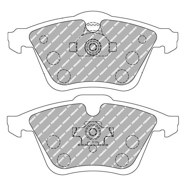 Pastilhas de travão Ferodo DS2500 Volkswagen Golf 5 Gti / R32Array