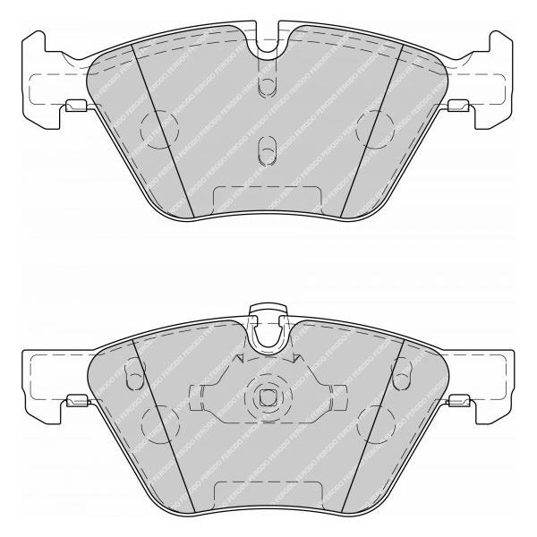 Pastilhas de travão Ferodo DS2500 BMW E87 130dArray