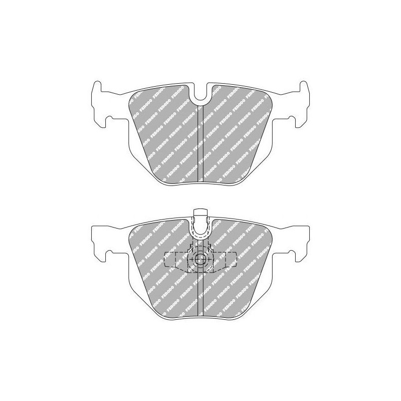 Pastilhas de travão Ferodo DS2500 Traseiro BMW E91 / E92 / E93Array