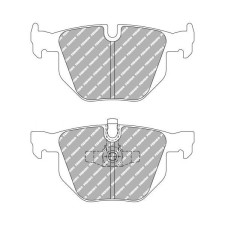 Pastilhas de travão Ferodo DS2500 Traseiro BMW E91 / E92 / E93