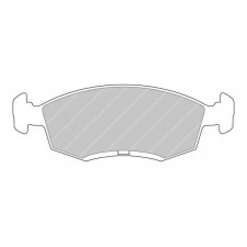 Pastillas de Freno Ferodo DS2500 Delanteras Ford Escort XR3I 16S