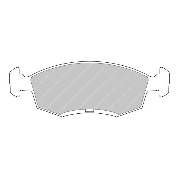 Pastillas de Frenos Ferodo DS3000 Delante Ford Escort XR3I 16SArray