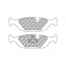Pastillas de Frenos Ferodo DS3000 Trasera BMW E30