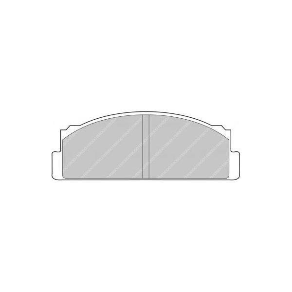 Pastillas de Freno Ferodo DS2500 Delantero Fiat 127 / Autobianchi A 112 AbarthArray