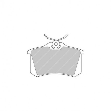 Pastillas de Frenos Ferodo DS3000 Delante Porsche Carrera / Trasera Volkswagen Golf 4