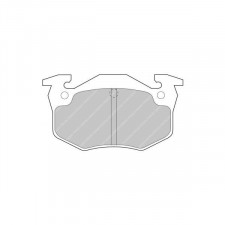 Pastillas de freno Ferodo DS2500 trasera Citroën Saxo 1.6 16V 02.96 - 04.02 pinza Bendix