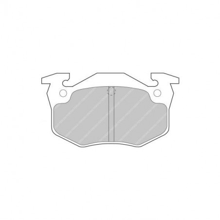 Pastillas de freno Ferodo DS2500 trasera Citroën Saxo 1.6 16V 02.96 - 04.02 pinza Bendix