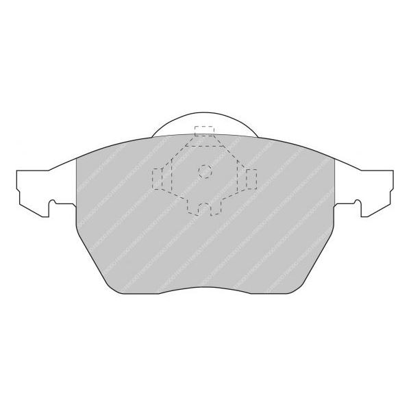 Pastilhas de travão Ferodo DS2500 Dianteiras Audi S3 / A4 Volkswagen Golf 4Array