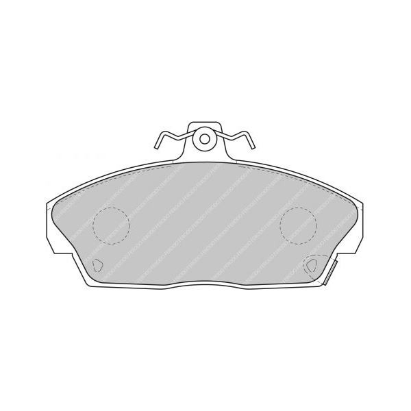 Pastilhas de travão Ferodo DS2500 Frente Rover 214 / 216 / 218Array