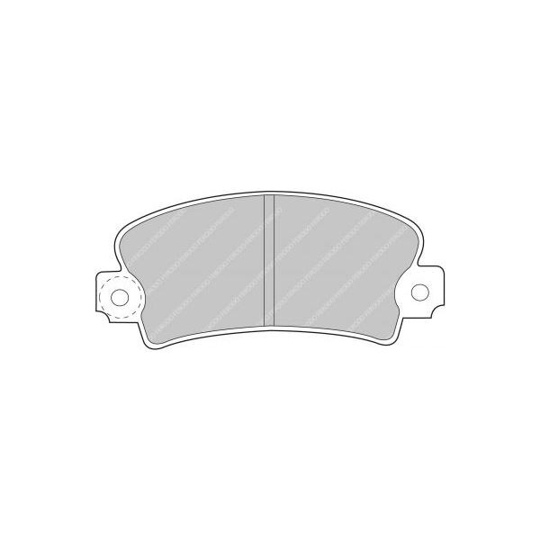 Pastillas de Freno Ferodo DS2500 Delantero Renault R5 / Citroën Visa / Fiat RitmoArray