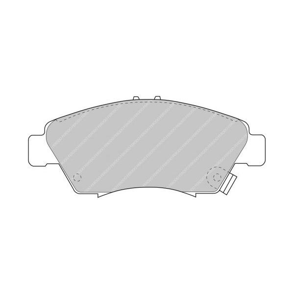 Pastillas de Frenos Ferodo DS3000 Delante Honda Civic / CRXArray