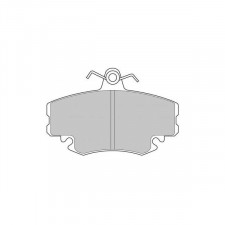 Pastilhas de travão Ferodo DS2500 dianteiras Citroën ZX 1.1 03.91 - 06.92 pinça LUCAS/TRW