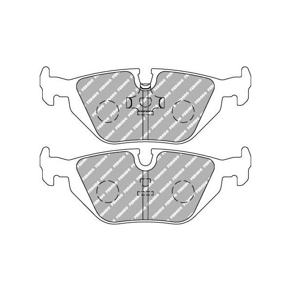 Pastilhas de travão Ferodo DS2500 Traseiro BMW E36 / E46 / E34 / E39Array
