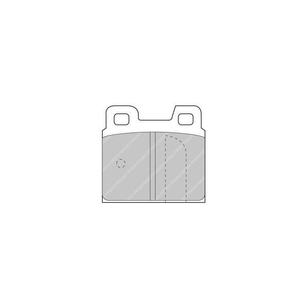 Pastillas de Frenos Ferodo DS3000 Trasera Alfa Rome Alfa Romeo Alfetta GTV 6 1975Array