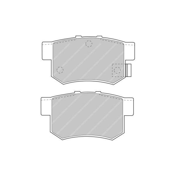 Pastillas de Frenos Ferodo DS3000 Trasera Honda S2000Array