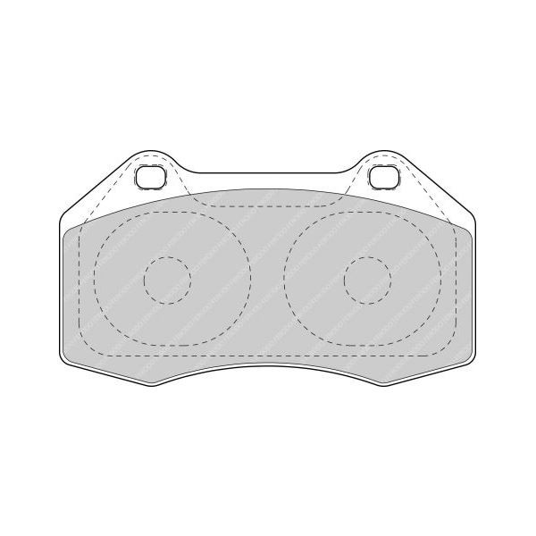 Pastillas de Frenos Ferodo DS Rendimiento Delante Renault Clio 3 RS / Megane 2 RSArray