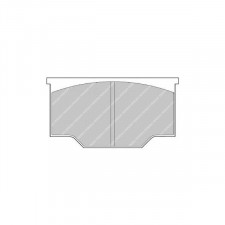 Pastillas de Frenos Ferodo DS3000 Pinza Lucas