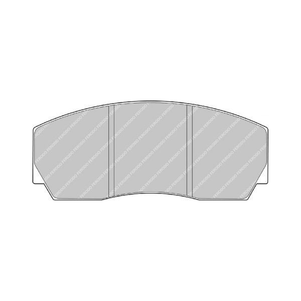 Pastillas de Frenos Ferodo DS3000 Pinza AP Racing CP3215 Trasera Silhouette OrecaArray