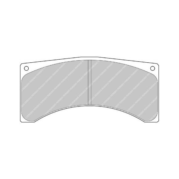 Pastilhas de travão Ferodo DS3000 Brembo CaliperArray