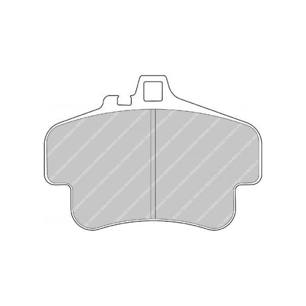 Pastilhas de travão Ferodo DS2500 Traseira Porsche 996Array