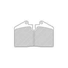 Pastillas de Frenos Ferodo DS3000 Pinza Alcon PNF4436X509