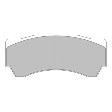 Pastilhas de travão Ferodo DS3000 Caliper Alcon PNF4497x607