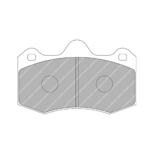Pastillas de Freno Ferodo DS2500 Pinza Delantero Renault Clio V6 Montaje APArray